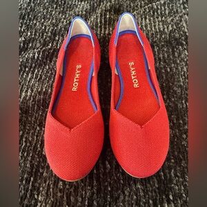 Rothy's Red Women's Round Toe Flats Size 6